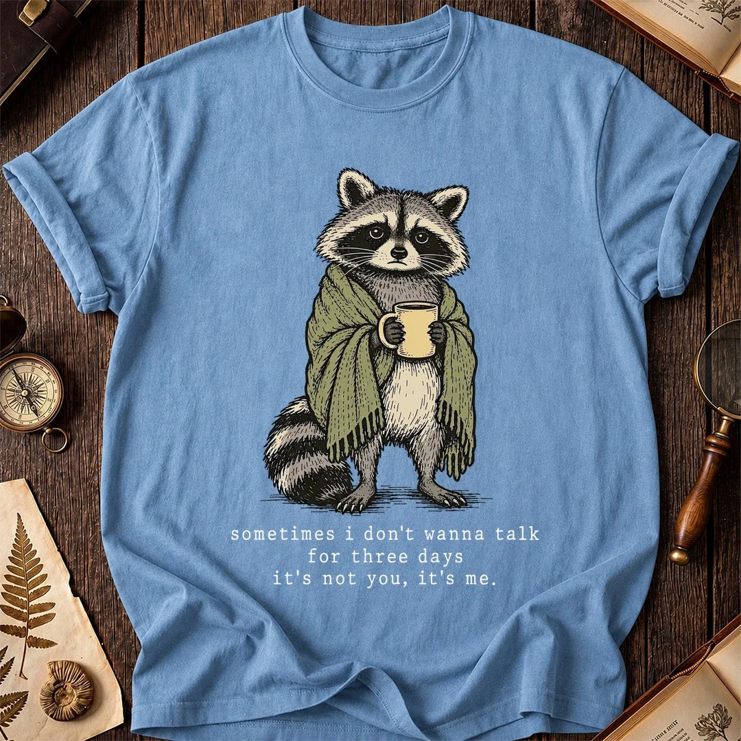 Talk Break Raccoon T-Shirt product image 4