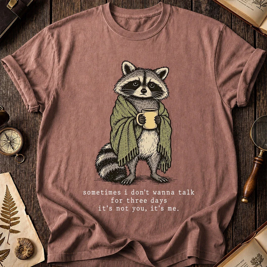 Talk Break Raccoon T-Shirt product image 8