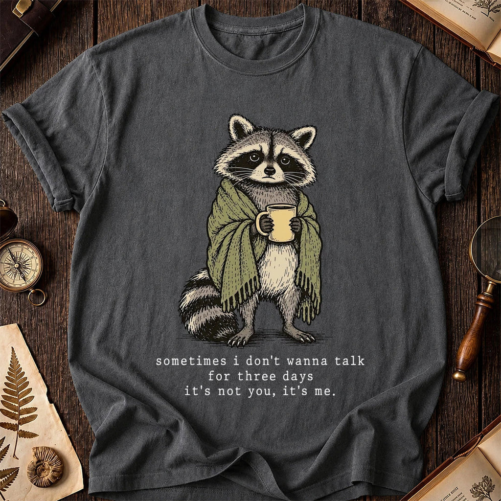 Talk Break Raccoon T-Shirt product image 6
