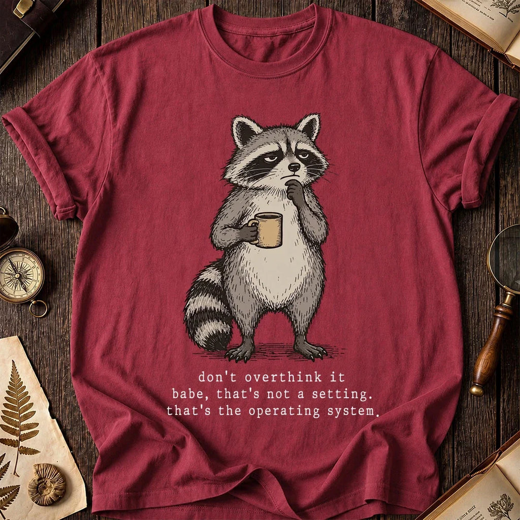 Think Mode Raccoon T-Shirt product image 5