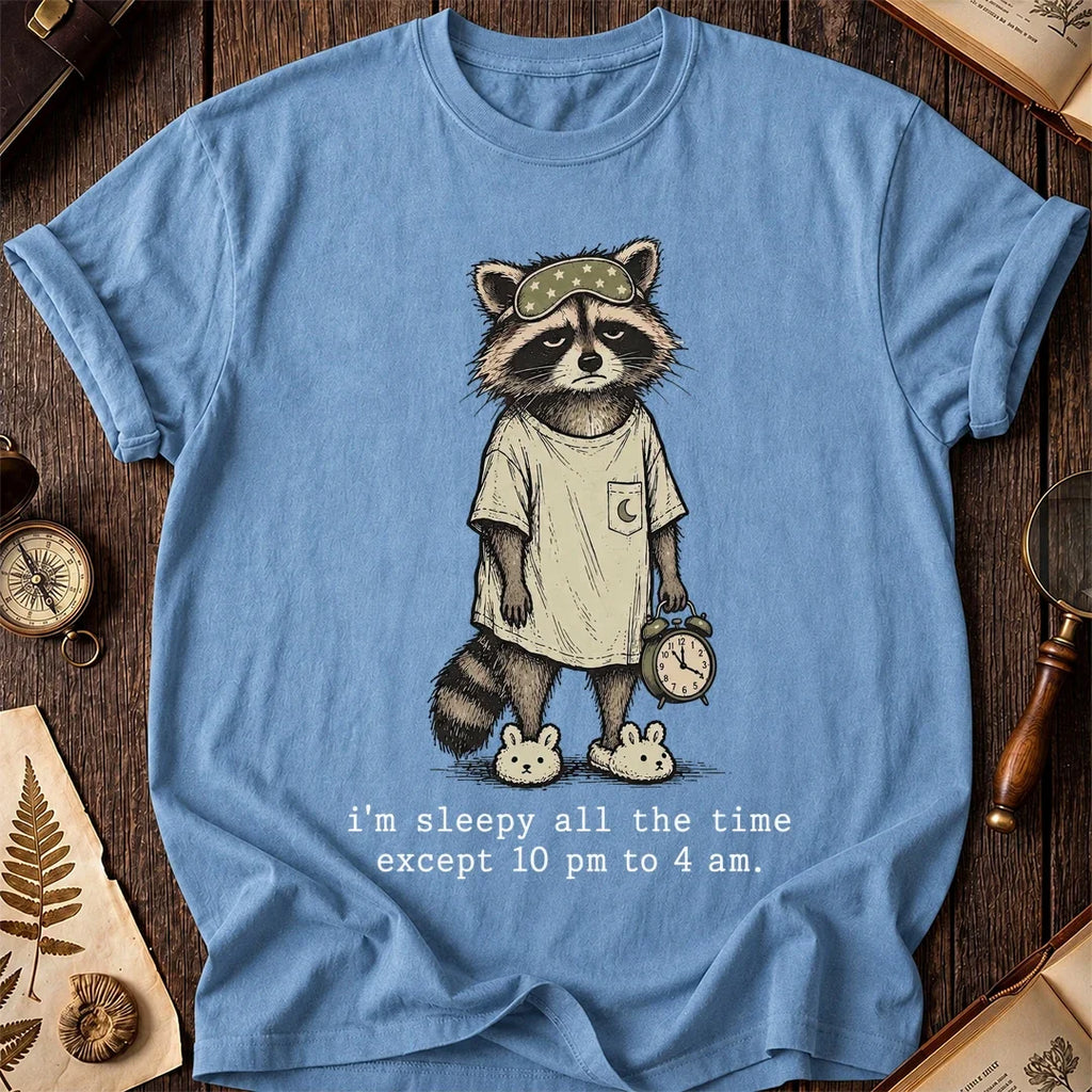 Tired All Raccoon T-Shirt product image 1