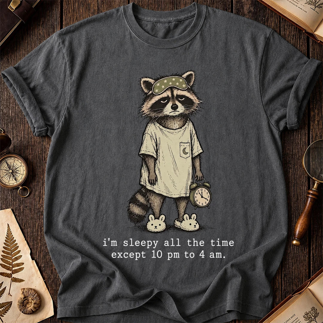 Tired All Raccoon T-Shirt product image 6