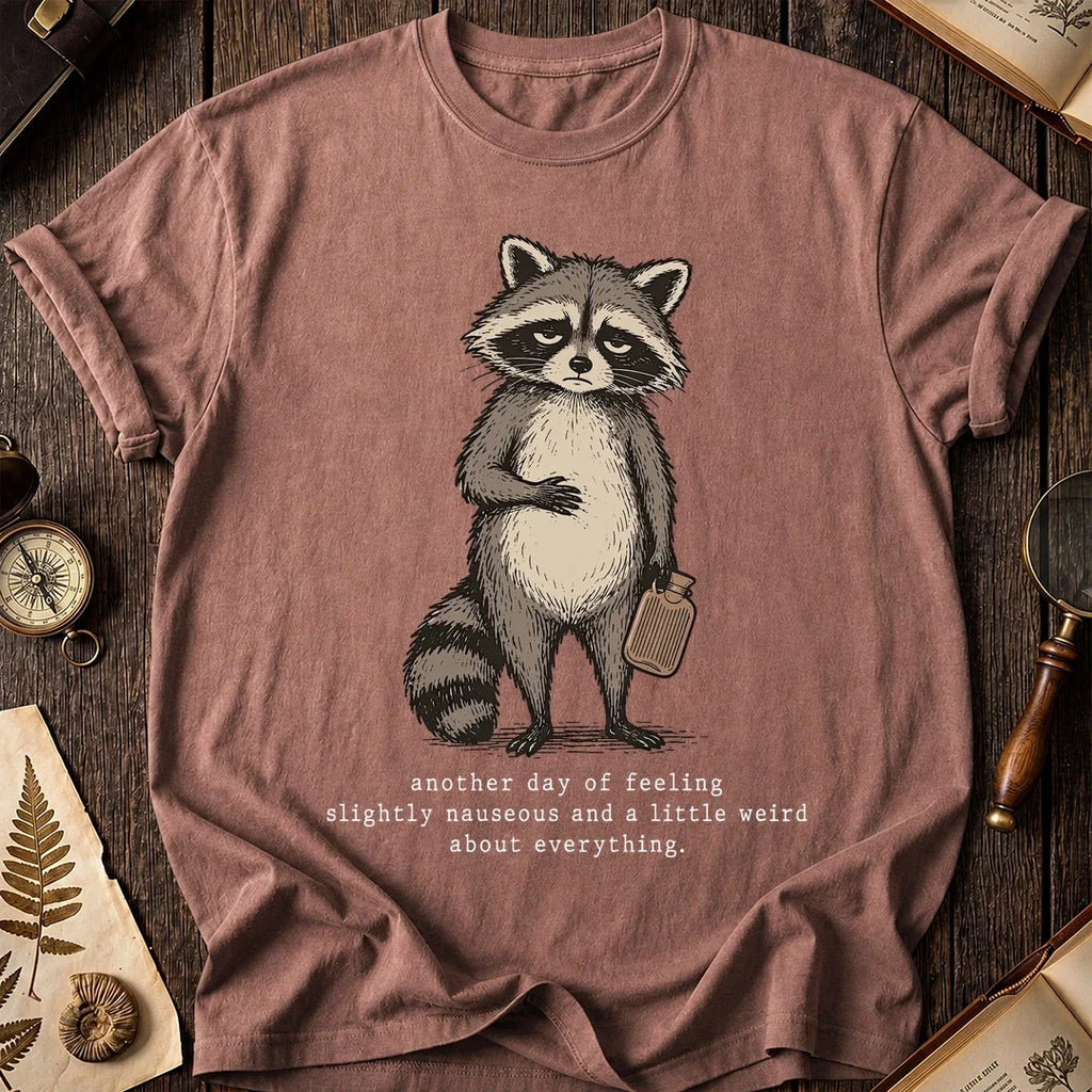 Weird Day Raccoon T-Shirt product image 8