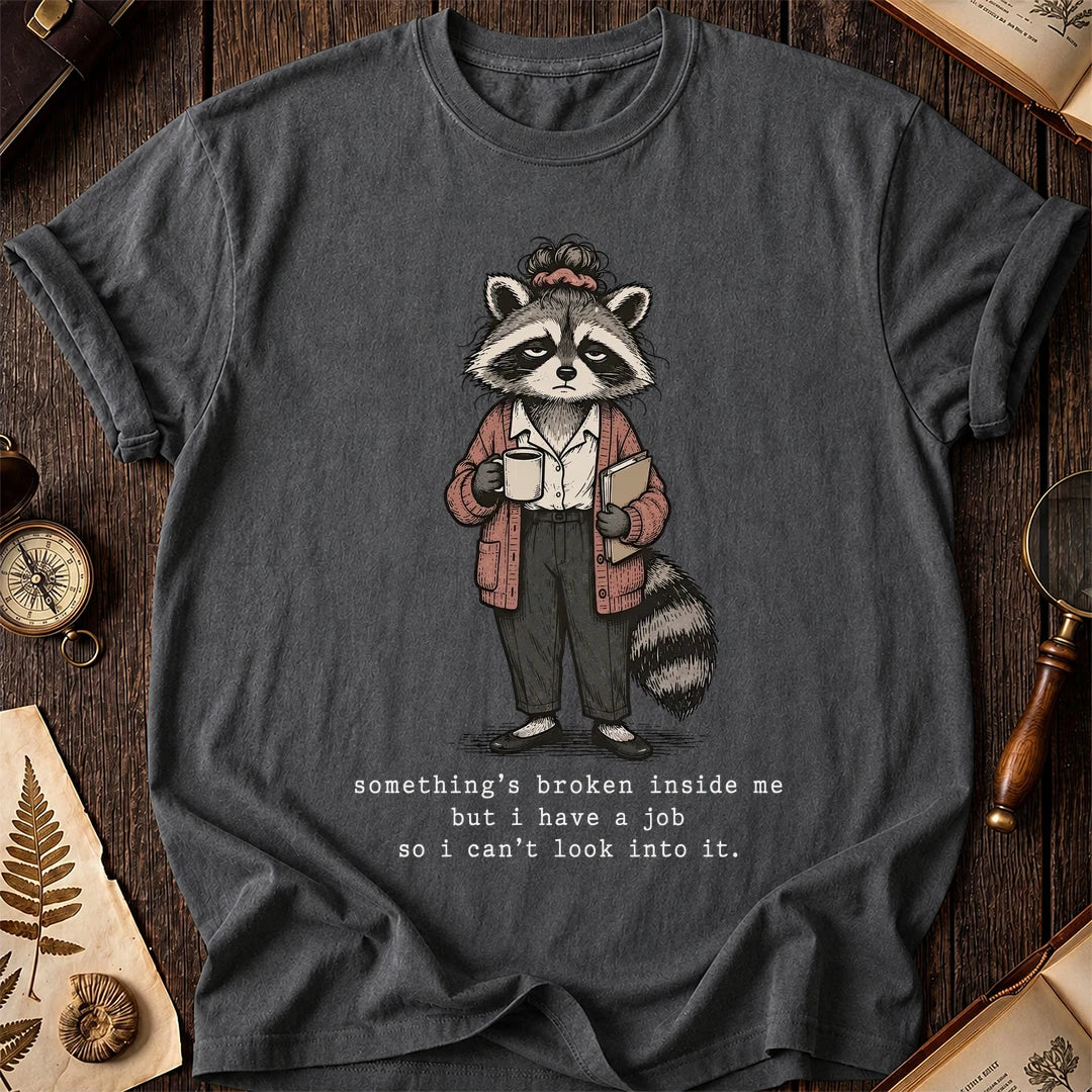Work Broken Raccoon T-Shirt product image 6