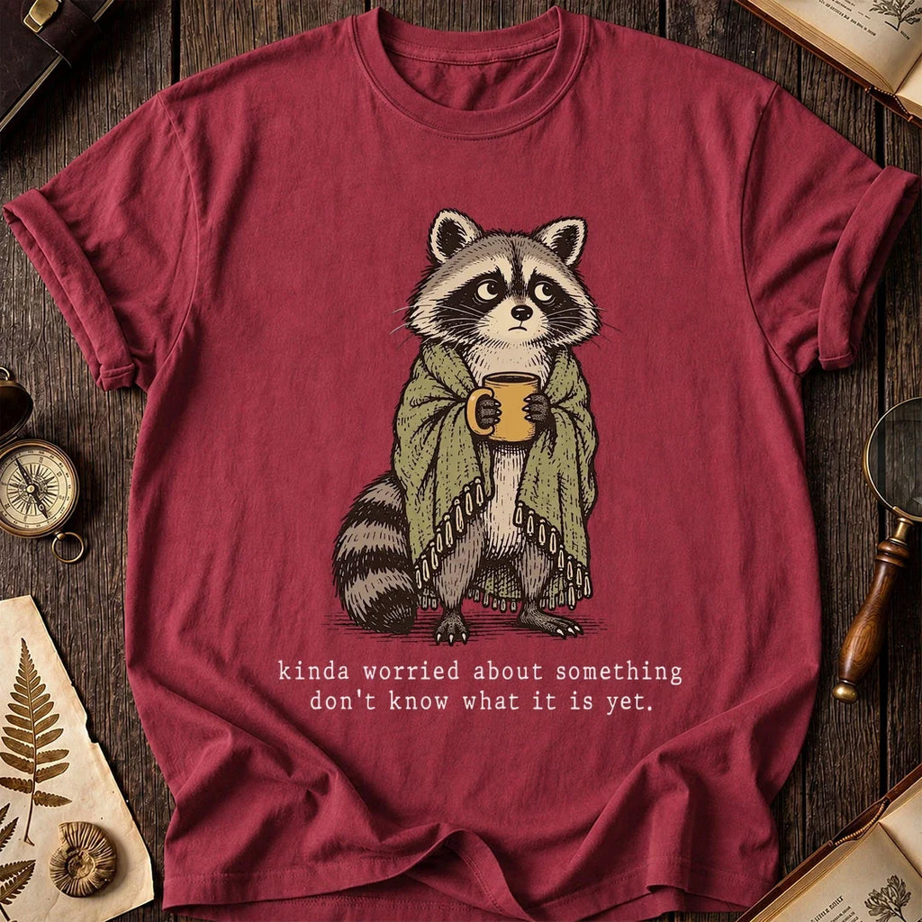 Worried Raccoon T-Shirt product image 5