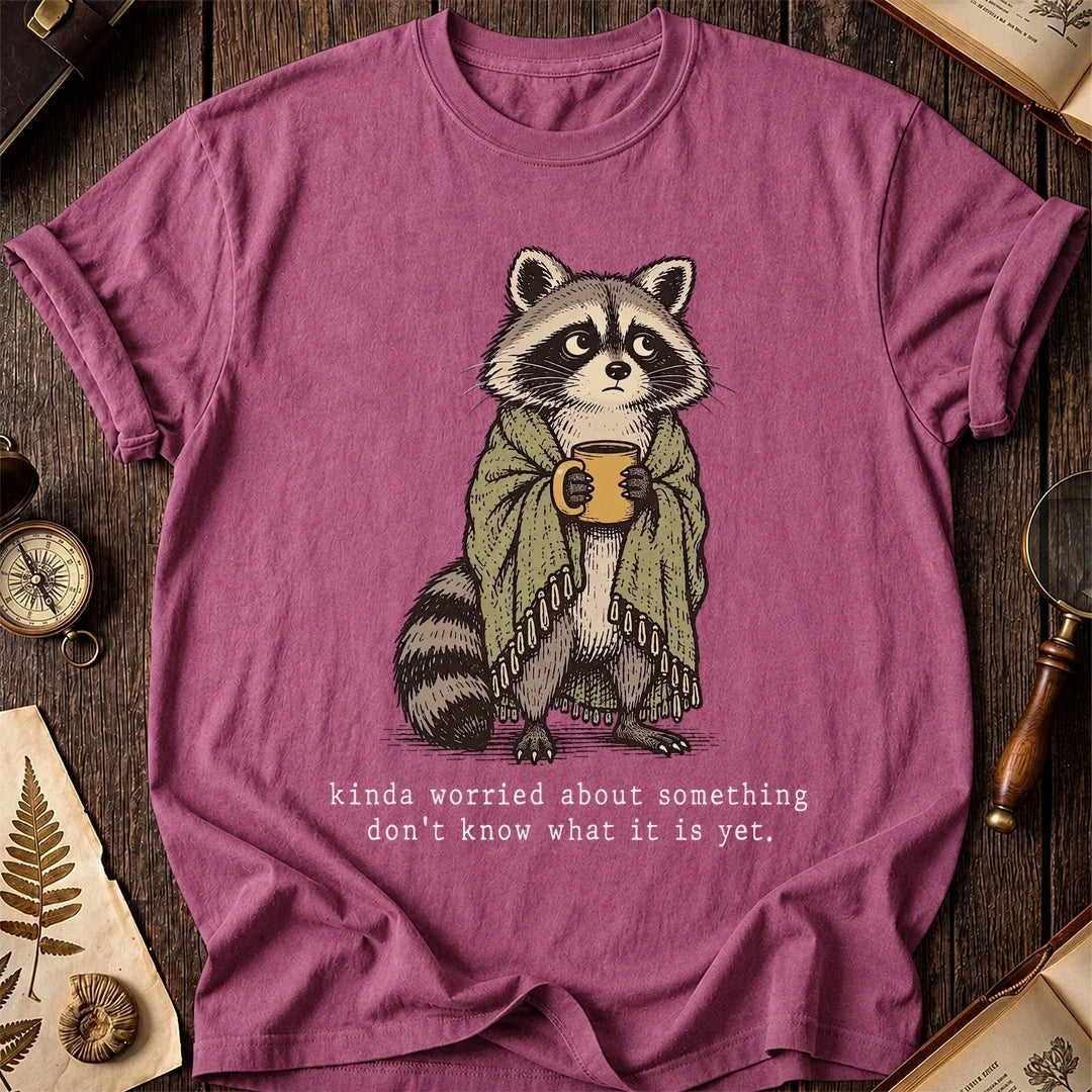 Worried Raccoon T-Shirt product image 3