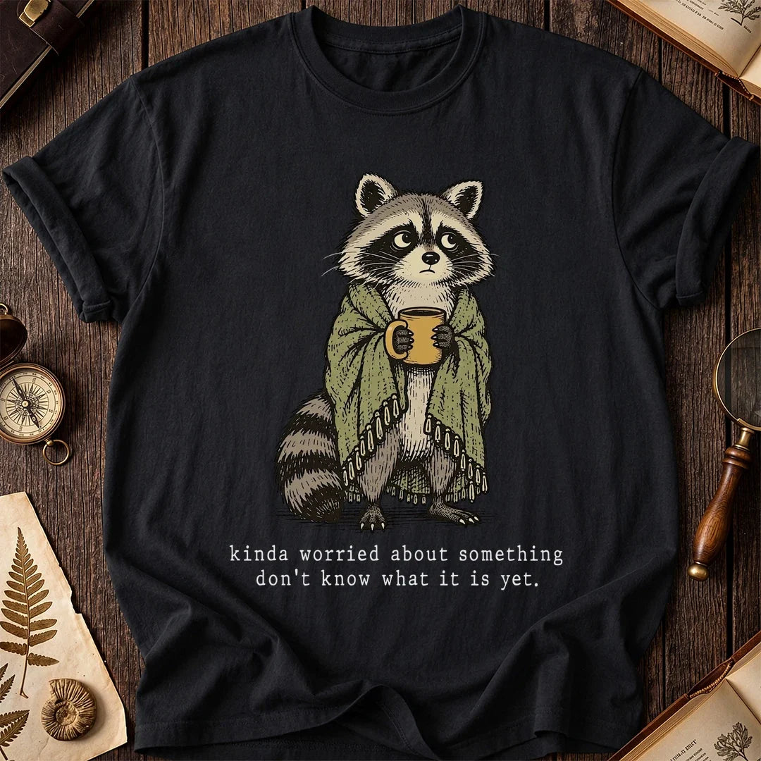 Worried Raccoon T-Shirt product image 2