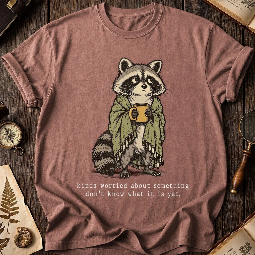 Worried Raccoon T-Shirt product image 8