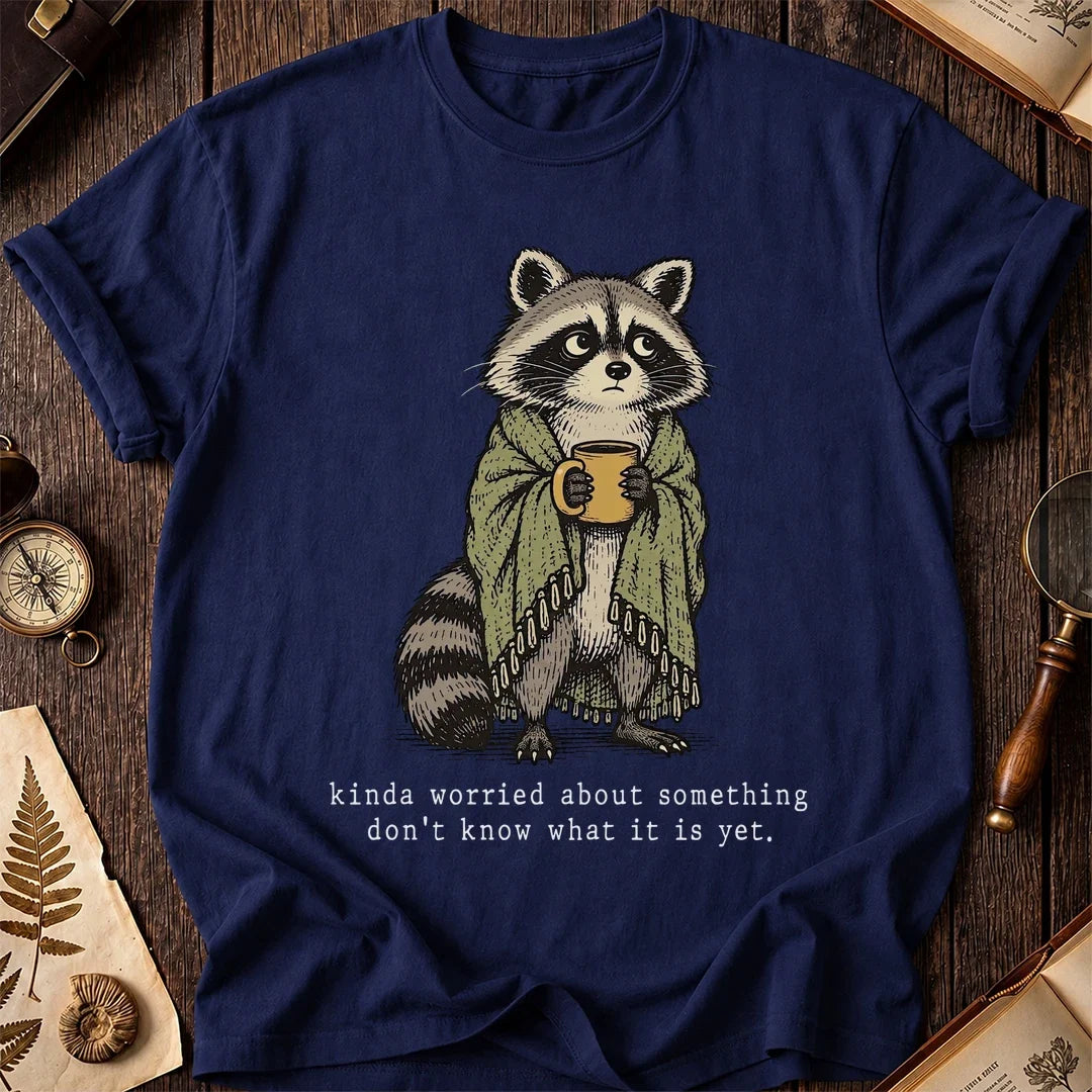 Worried Raccoon T-Shirt product image 7