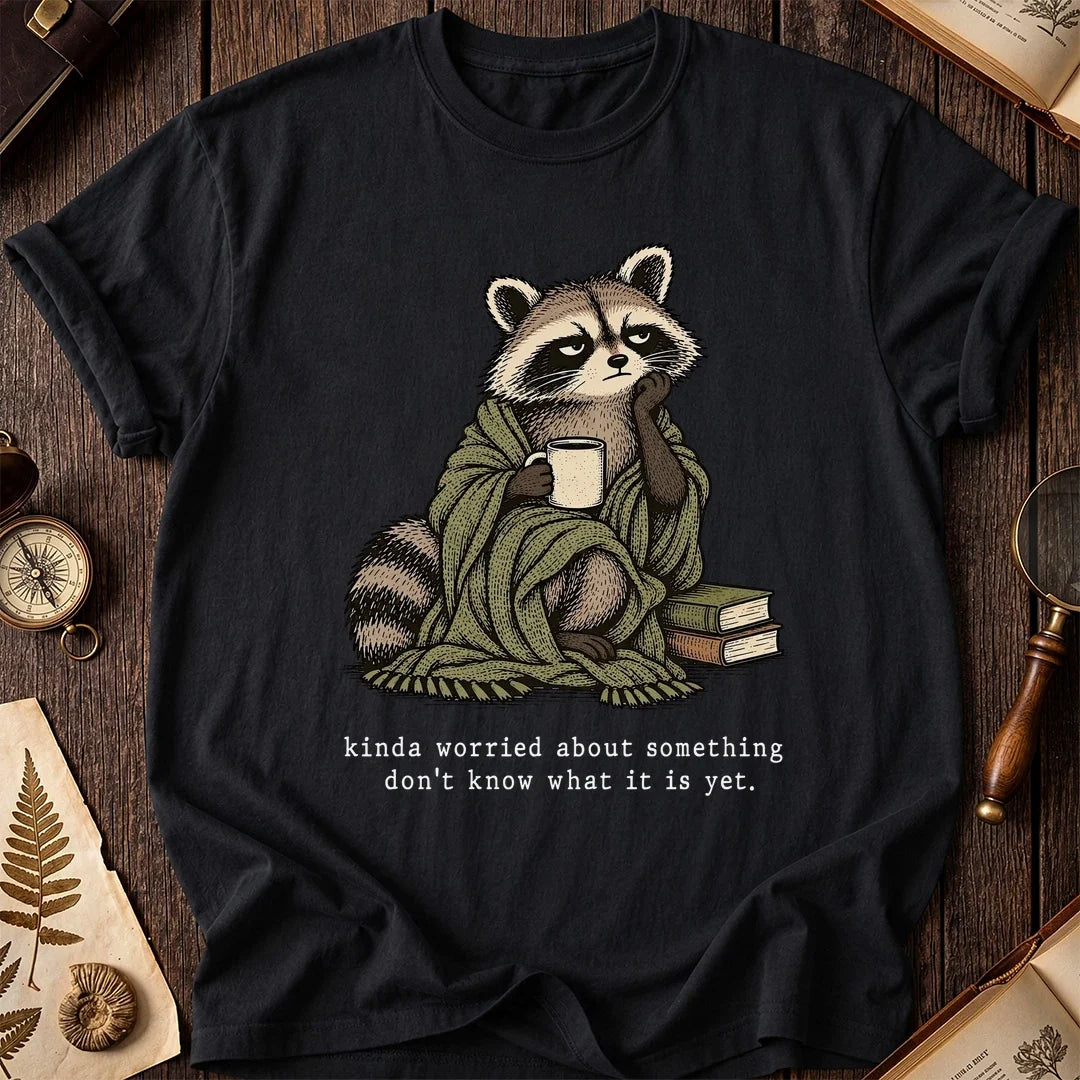 Worrying Raccoon T-Shirt product image 2
